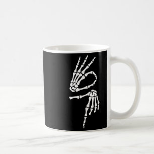 67 Meme Skeleton Hand 6 7 Halloween Six Seven  Coffee Mug