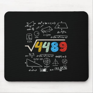 67 Meme Square Root 4489 Do The Math Funny Birthda Mouse Pad