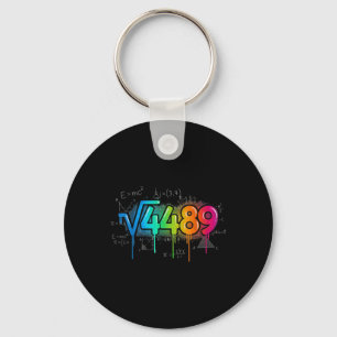 67 Meme Square Root 4489 Drip Six Seven Math Teach Keychain