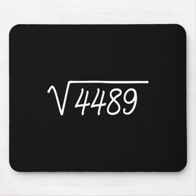 67 Meme Square Root 4489  Mouse Pad (Front)