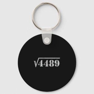 67 Meme Square Root 4489 Slang Math 6 7 Retro Men  Keychain