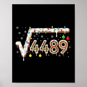 67 Meme Square Root 4489 Slang Math Teacher Funny Poster