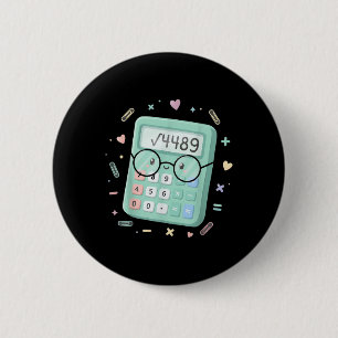 67 Meme Square Root 4489 Slang Six Seven Math Calc 2 Inch Round Button