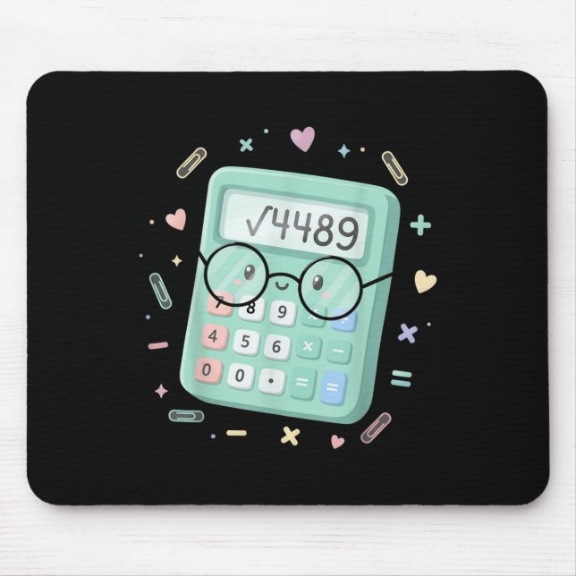 67 Meme Square Root 4489 Slang Six Seven Math Calc Mouse Pad (Front)