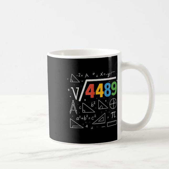 67 Meme Square Root 4489 Slang Six Seven Math Teac Coffee Mug (Right)