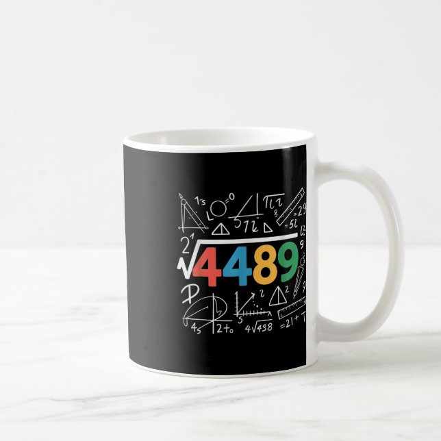 67 Meme Square Root 4489 Slang Six Seven Math Teac Coffee Mug (Right)