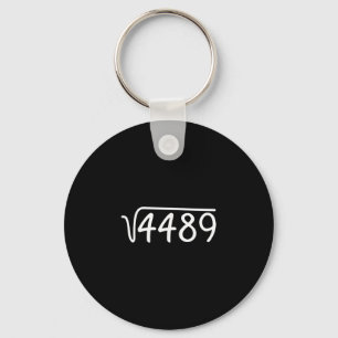 67 Meme Square Root 4489 Teen Six Seven Slang Math Keychain