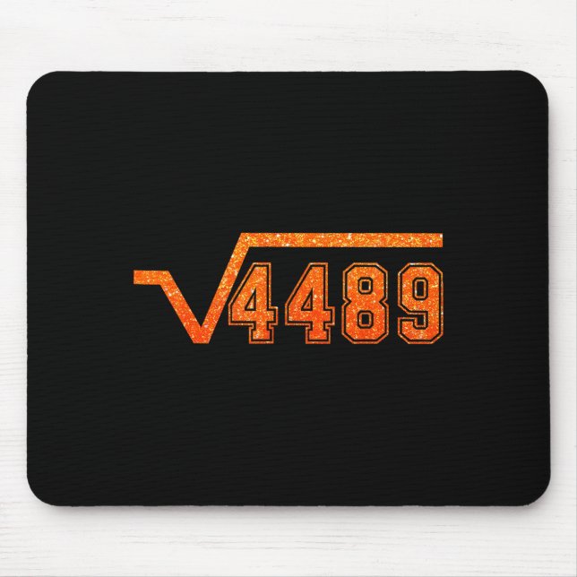 67 Meme Square Root 4489 Teen Six Seven Slang Math Mouse Pad (Front)
