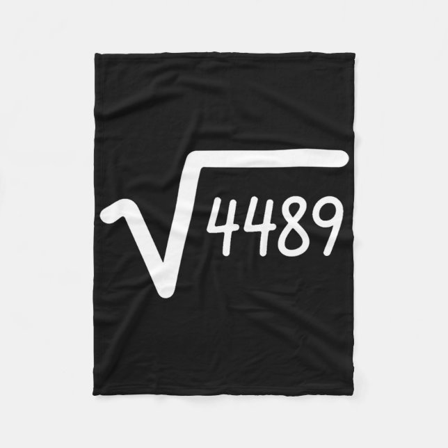 67 Meme Square Root Of 4489 Six Seven  Fleece Blanket (Front)