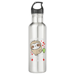 67 Meme Stealing Hearts Valentine's Day Sloth Kids 710 Ml Water Bottle