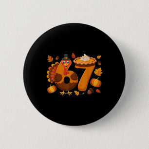 67 Meme Turkey 6-7 Funny Six Seven Thanksgiving 2 Inch Round Button