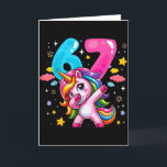 67 Meme Unicorn For Girls Six Seven Meme Brainrot  Card<br><div class="desc">67 Meme Unicorn For Girls Six Seven Meme Brainrot Funny Kids</div>