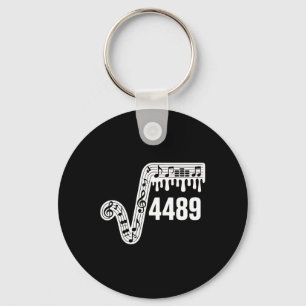 67 Music Drip Meme Square Root 4489 Slang Funny Ma Keychain