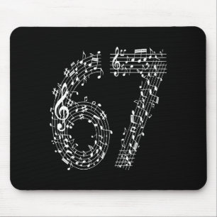 67 Music Meme Six Seven Music Teacher Musician Mouse Pad