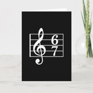 67 Music Meme Slang Musician Kids Funny Music Teac Card