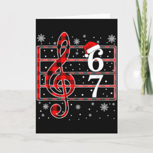 67 Music Meme Slang Musician Santa Music Teacher C Card