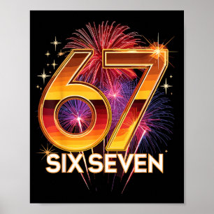 67 New Years Eve Party Pajama Shirt 6 7 Meme 67 20 Poster
