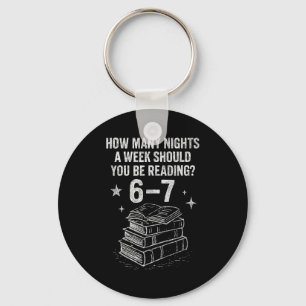 67 Nights Reading Meme For Bibliophiles Englieache Keychain