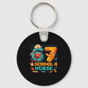 67 Nurse Days Funny Medical Back To School Keychain