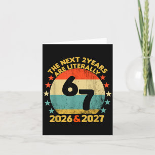 67 Nye 2026 Funny Boys Kids New Years Eve Party 6 Card