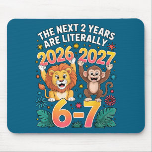 67 Nye 2026 Funny Boys Kids New Years Eve Party 6  Mouse Pad