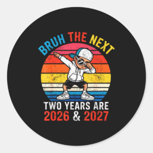 67 Nye 2026 Funny New Year's Eve Party 6 7 Meme Bo Classic Round Sticker