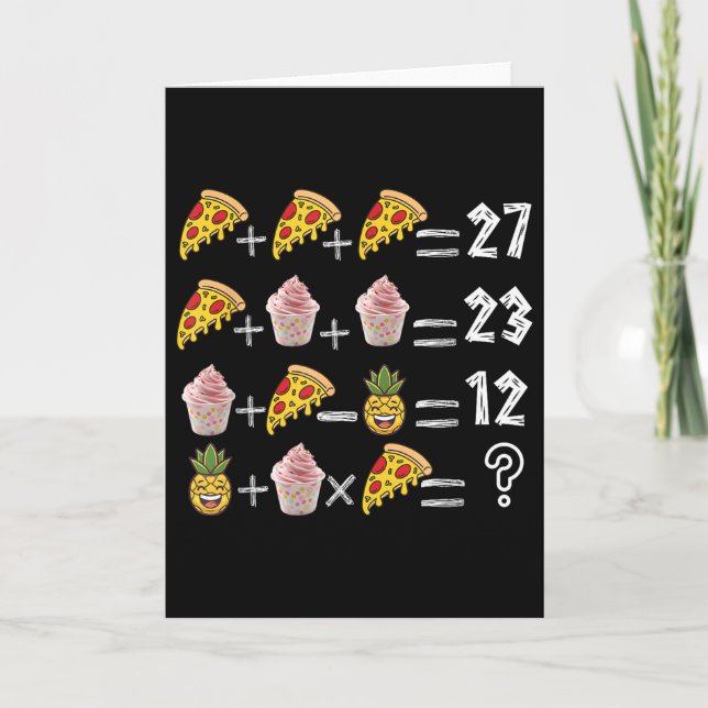 67 Order Operations Math Pemdas Funny Teacher Meme Card (Front)