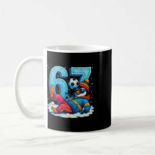 67 Penguin Soccer Funny Winter Meme Gift _2 Coffee Mug