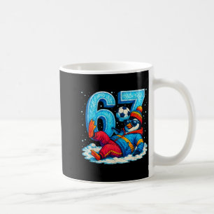67 Penguin Soccer Funny Winter Meme Gift  Coffee Mug