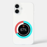 67 Percent Charged Aura Brainrot Funny Meme Phone