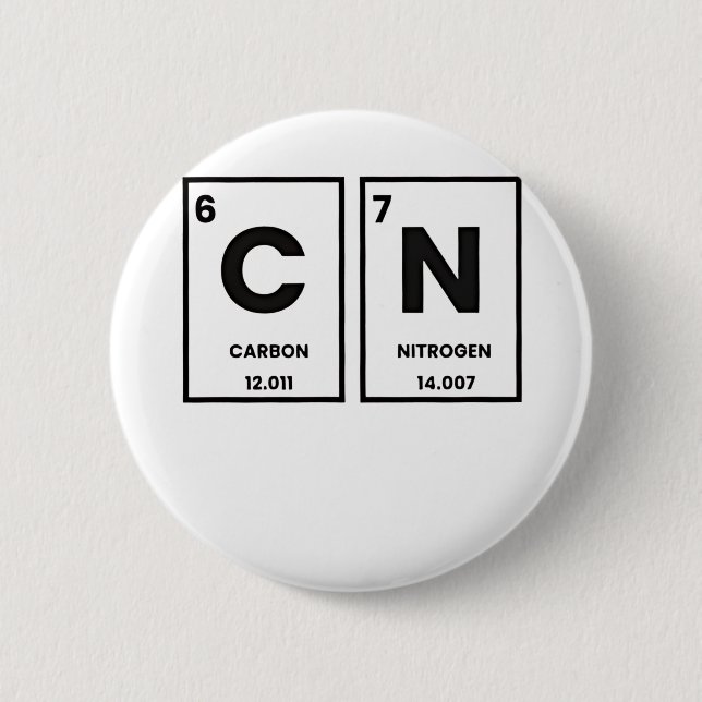 67 Periodic Table Element Chemistry Mason Meme  2 Inch Round Button (Front)
