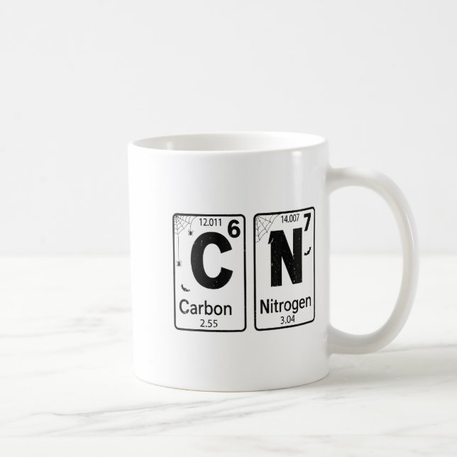 67 Periodic Table Halloween Costume Mad Scientist  Coffee Mug (Right)