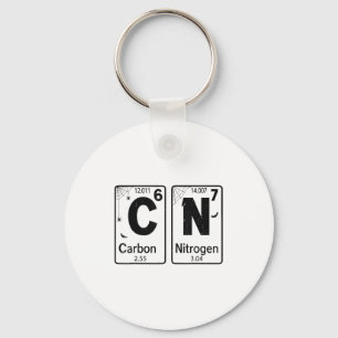 67 Periodic Table Halloween Costume Mad Scientist Keychain
