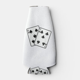 67 Playing Cards Meme Funny Six Seven Bottle Cooler