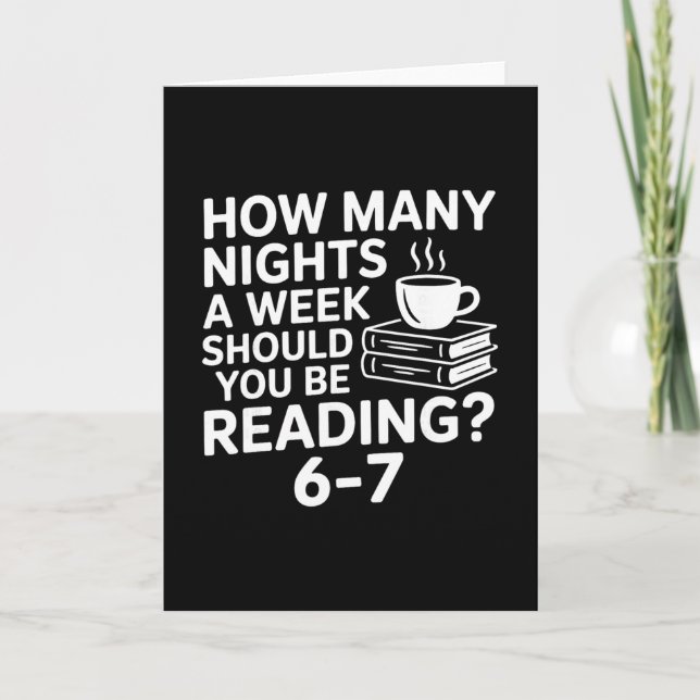 67 Reading Book Lover Funny Six Seven Meme Bookwor Card (Front)