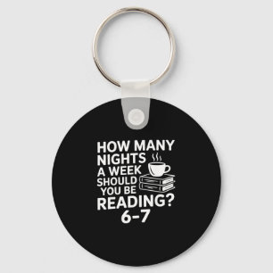 67 Reading Book Lover Funny Six Seven Meme Bookwor Keychain