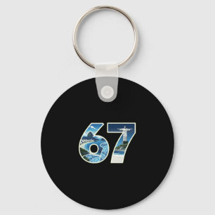 67 Rio Landmarks Illustration Keychain