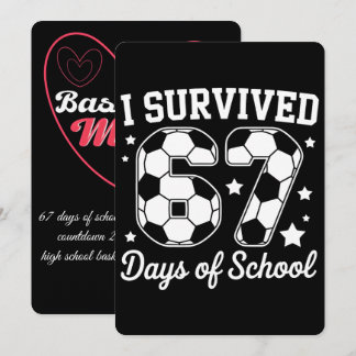 67 School Days, Basketball Mom Journey 2026 Holiday Card