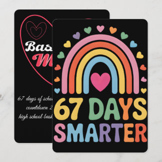 67 School Days, Basketball Mom Journey 2026 Holiday Card