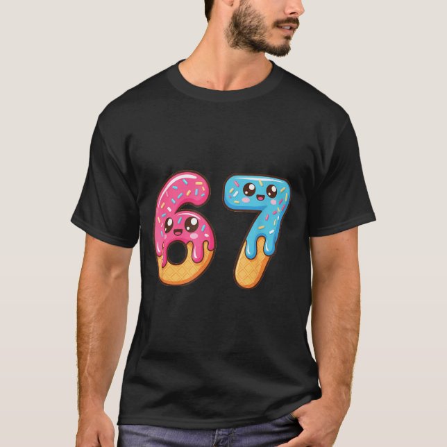 67 Shirt Baseball Lifestyle 101 Apparel Youth Drip (Front)