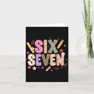 67 Shirt For Teachers 67 Meme Women Teacher Six Se Card