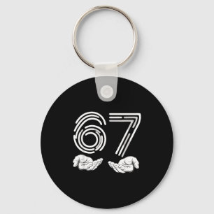 67 Shirt, Funny Shirts 67 Kid Meme Six Seven Graph Keychain