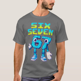 67 Si Seven 67 Funny Italian Brainrot Gaming Meme  T-Shirt