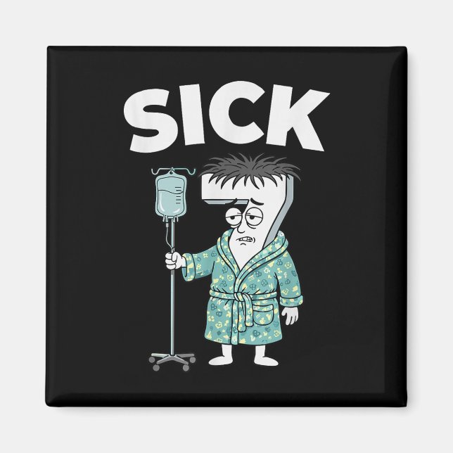 67 Sick Seven Six 6 7 Meme  Magnet (Front)