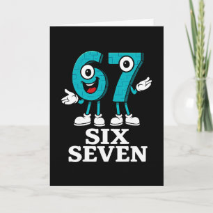 67 Six Seven 6-7 - Funny Italian Brainrot Kids Gam Card