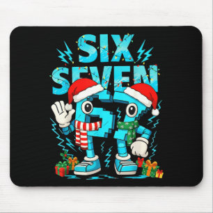 67 Six Seven 6-7 - Funny Italian Brainrot Kids Gam Mouse Pad