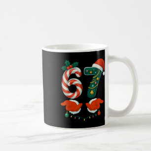 67 Six Seven 6 7 Meme Custome Couple Christmas Mat Coffee Mug