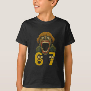 67 Six Seven 6 7 Meme Design Funny 6 7 2  T-Shirt