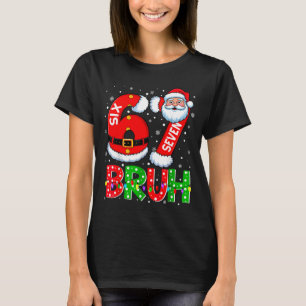 67 Six Seven 6 7 Meme Funny Santa Christmas Shirt
