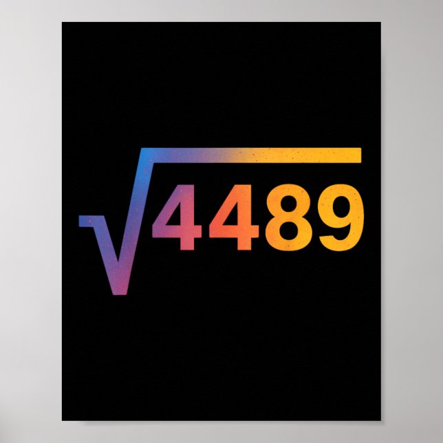 67 Six Seven 6-7 Meme  Poster (Front)